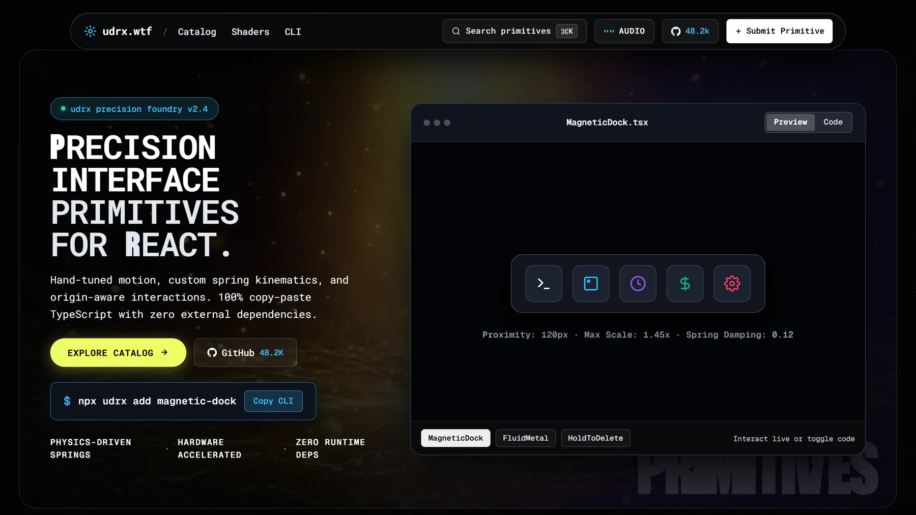 UDRX project homepage